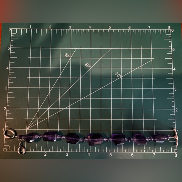 Rare -NWOT Oprah's "The O Bracelet Project" Amethyst Bracelet Handmade in Rwanda - Picture 11 of 11